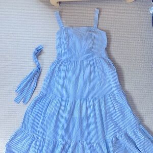 English Factory Tiered Sleeveless Maxi Dress
